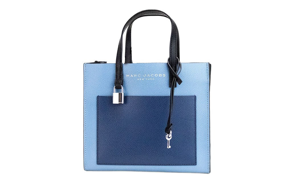 Mini Blue Heaven Colorblock Leather Tote