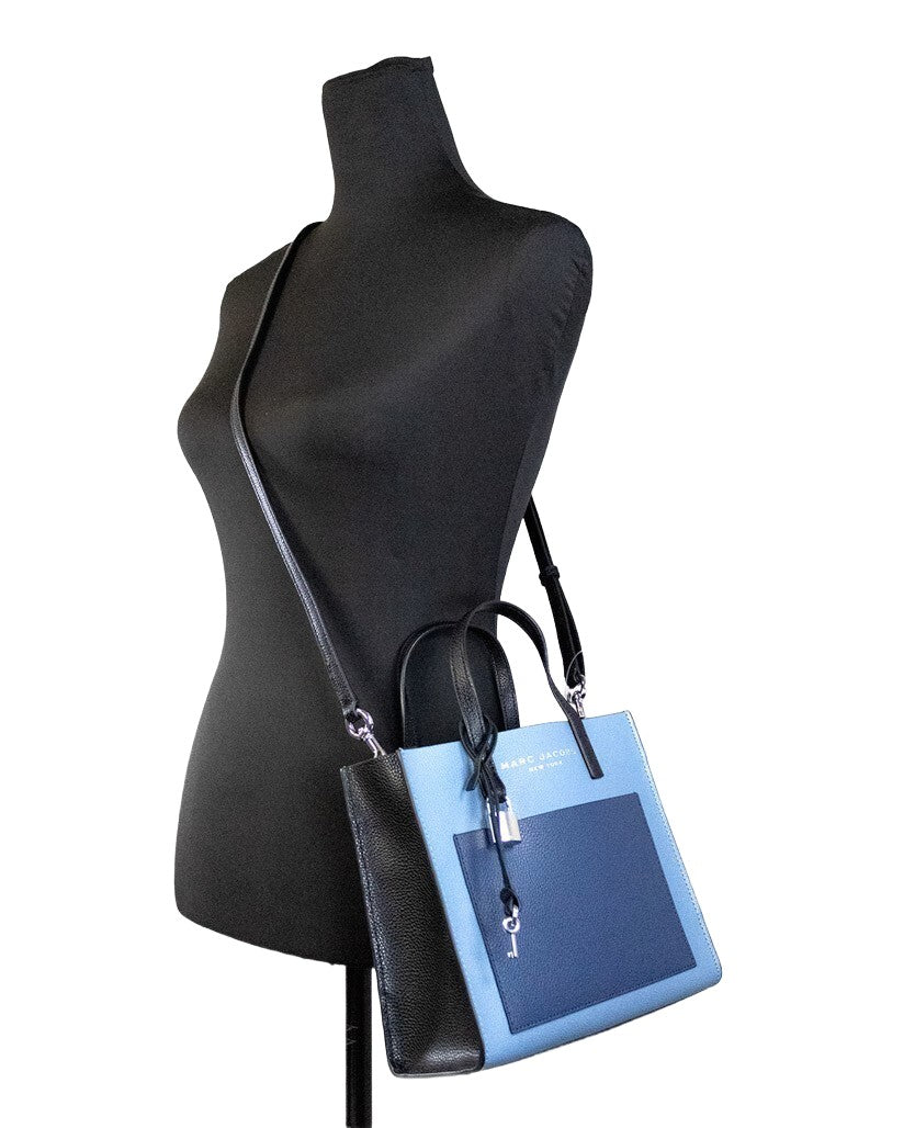 Mini Blue Heaven Colorblock Leather Tote