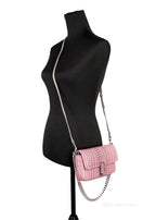 Neon Pink The Monogram Leather J Marc Mini Shoulder Bag