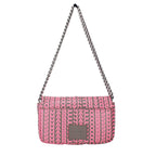 Neon Pink The Monogram Leather J Marc Mini Shoulder Bag