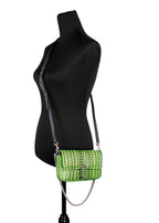 Neon Green The Monogram Leather J Marc Mini Shoulder Bag Crossbody
