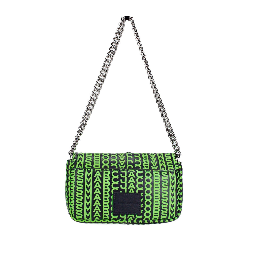 Neon Green The Monogram Leather J Marc Mini Shoulder Bag Crossbody