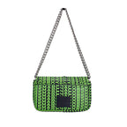 Neon Green The Monogram Leather J Marc Mini Shoulder Bag Crossbody