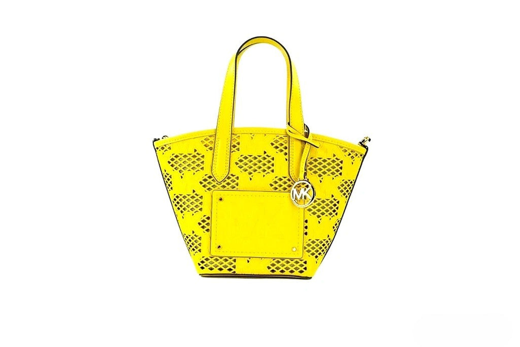 Small Daffodil Vegan Leather 2-In-1 Zip Tote Messenger Bag