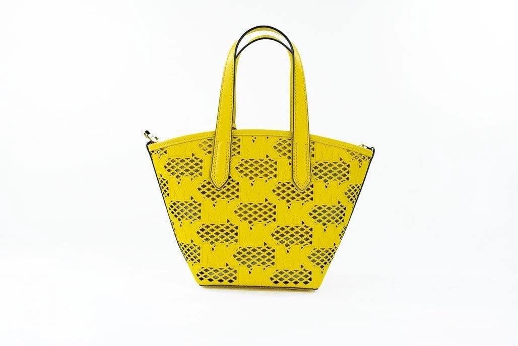 Small Daffodil Vegan Leather 2-In-1 Zip Tote Messenger Bag