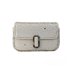 Mini J Marc Cream Sequined Shoulder Bag