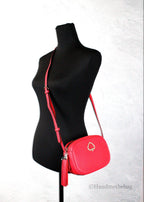 Small Kourtney Pebbled Leather Crossbody Bag
