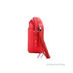 Small Kourtney Pebbled Leather Crossbody Bag