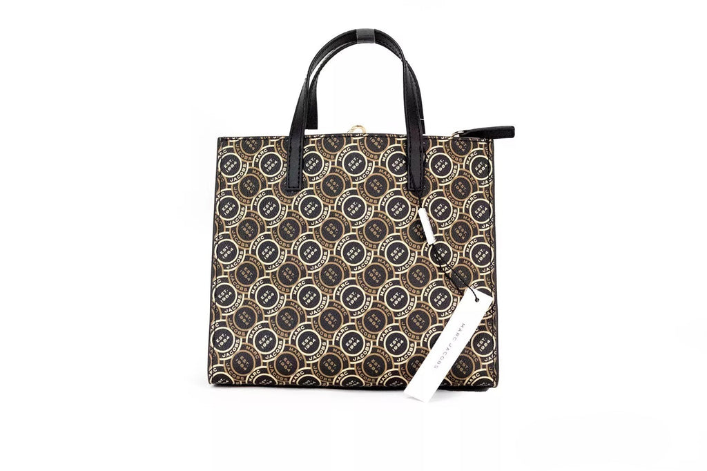 Mini Signet Printed Leather Crossbody Tote