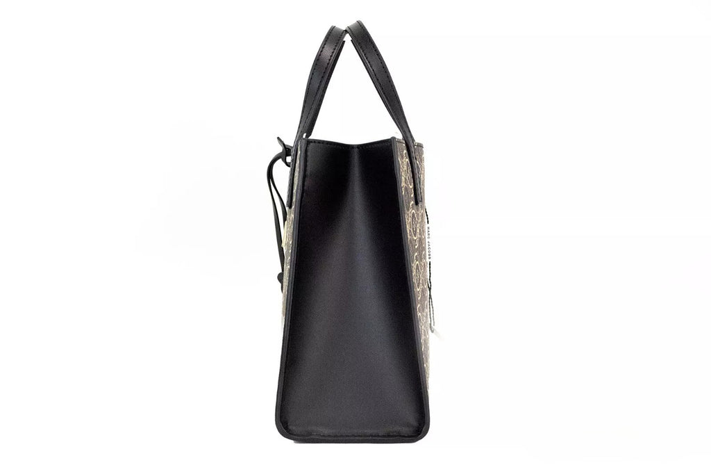 Mini Signet Printed Leather Crossbody Tote