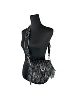 The Snapshot Creature Fur And Leather Crossbody Bag
