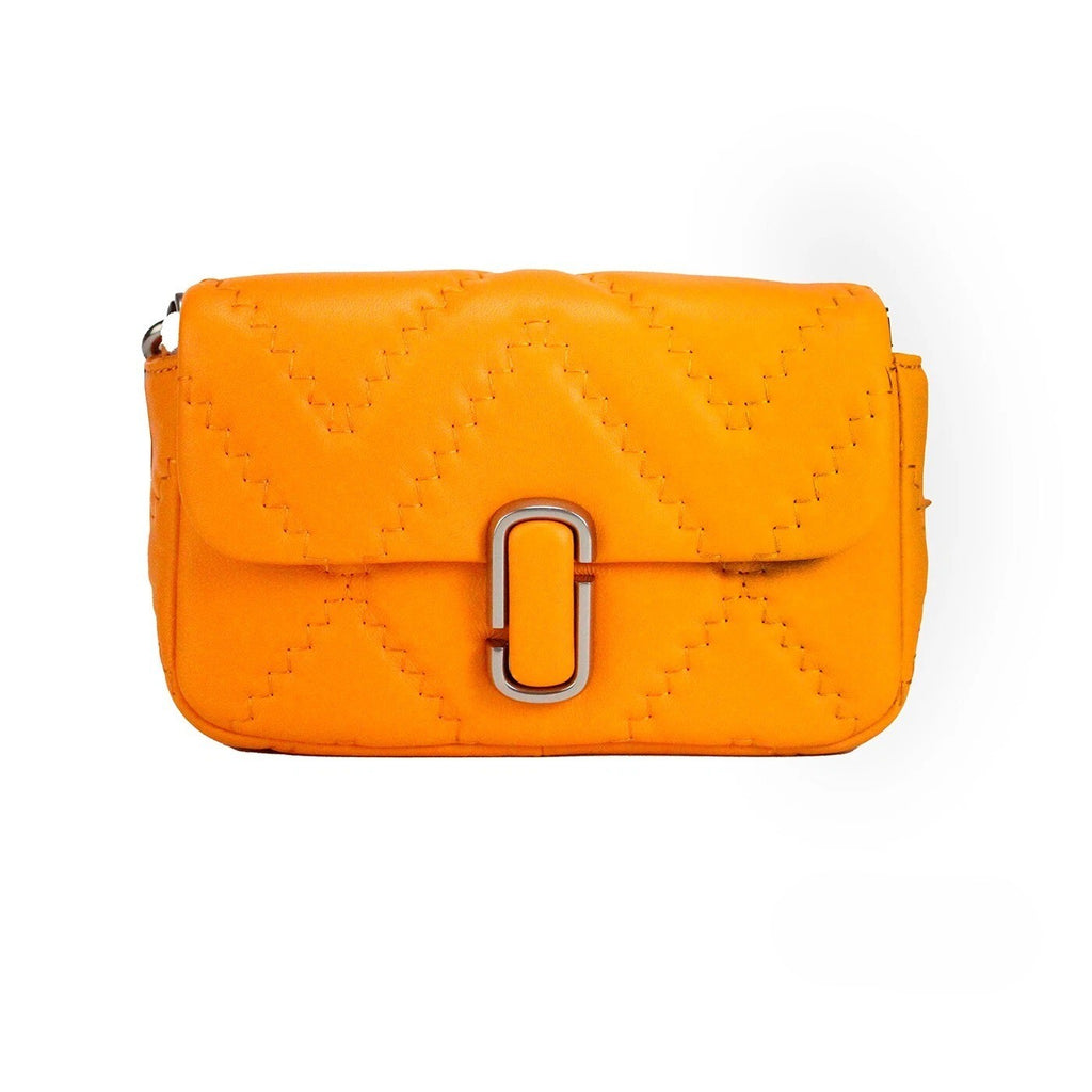 Scorched Quilted Leather Mini The J Marc Shoulder Bag