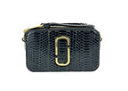 The Snapshot Snake Skin Crossbody Bag