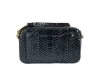The Snapshot Snake Skin Crossbody Bag