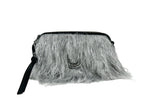 Leather And Fur Creature Crossbody Bag