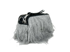 Leather And Fur Creature Crossbody Bag