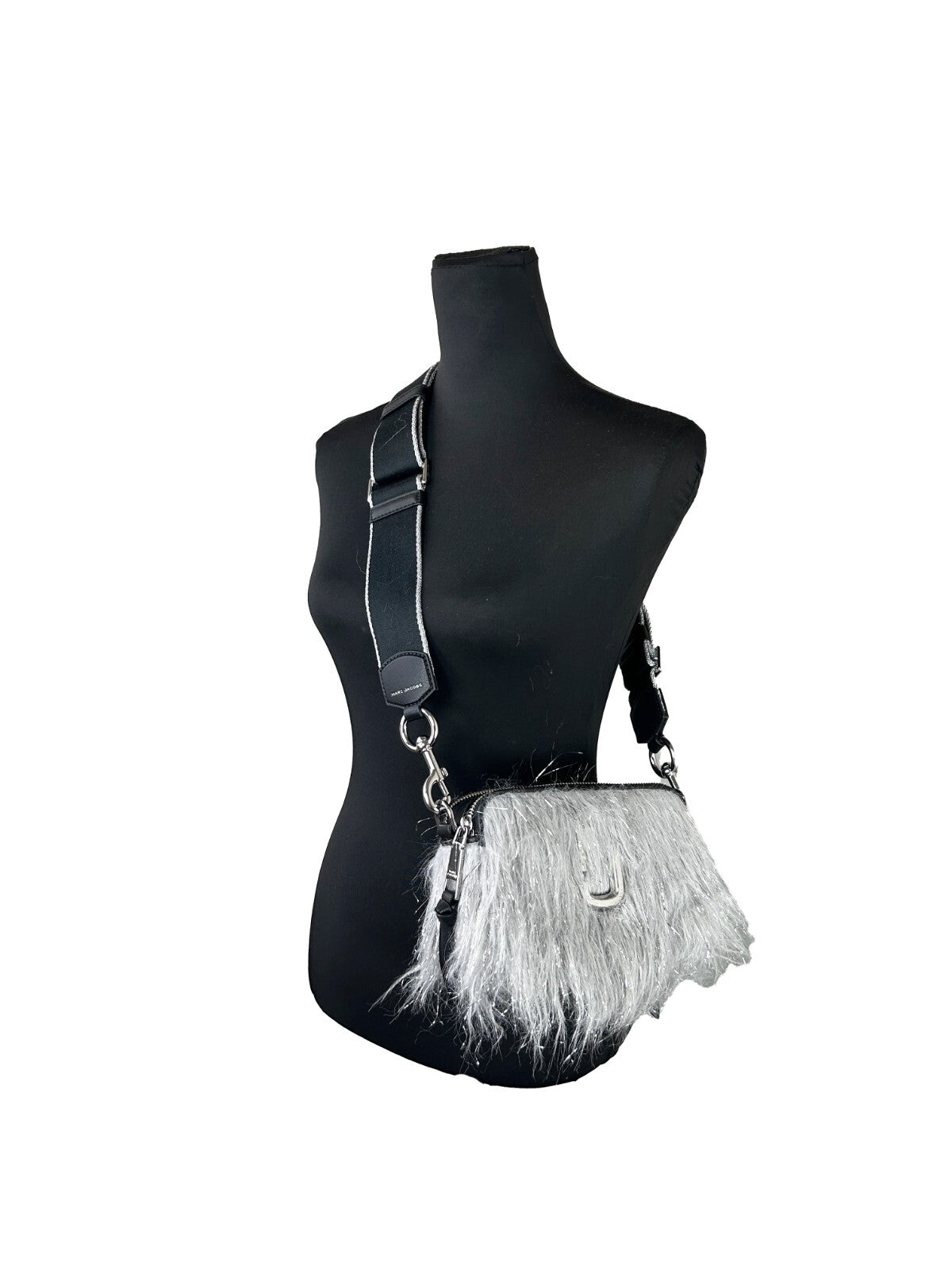 Leather And Fur Creature Crossbody Bag