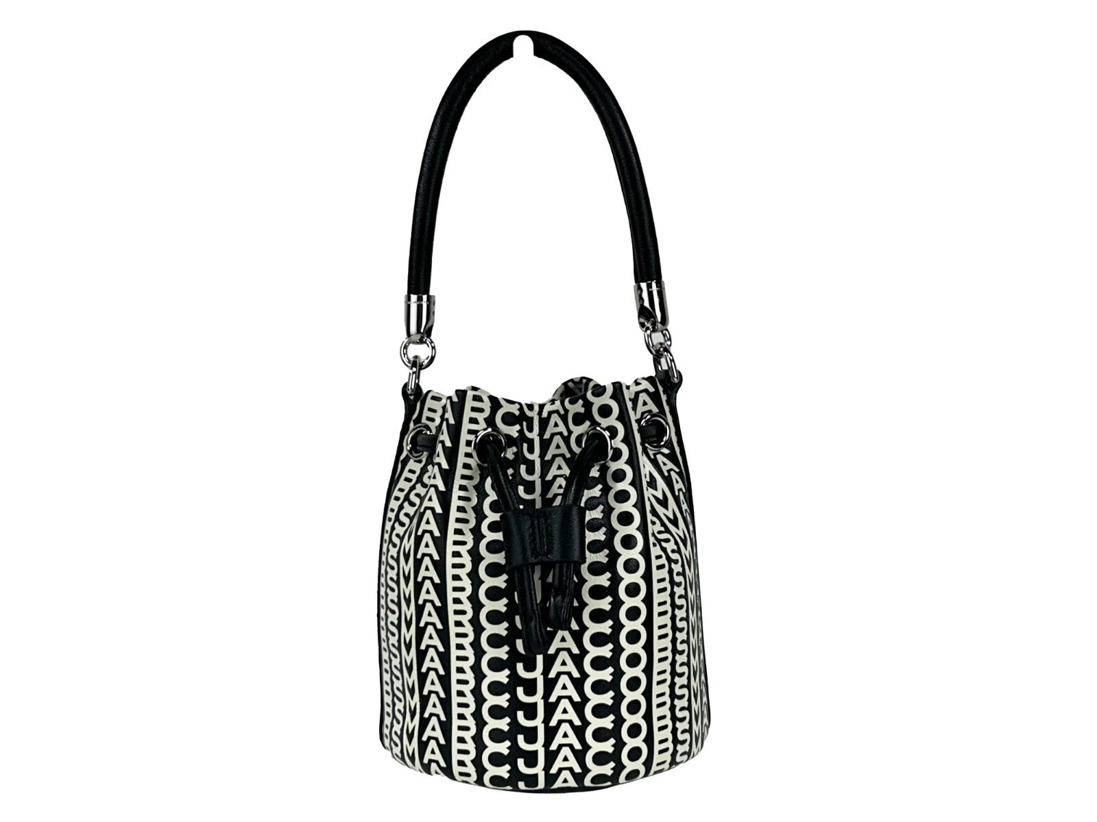 Mini Monogram Leather Crossbody Bucket Bag
