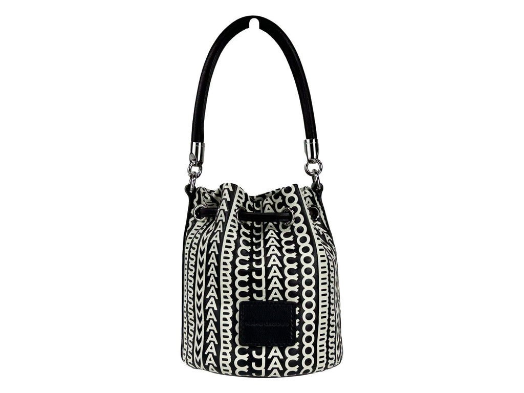 Mini Monogram Leather Crossbody Bucket Bag
