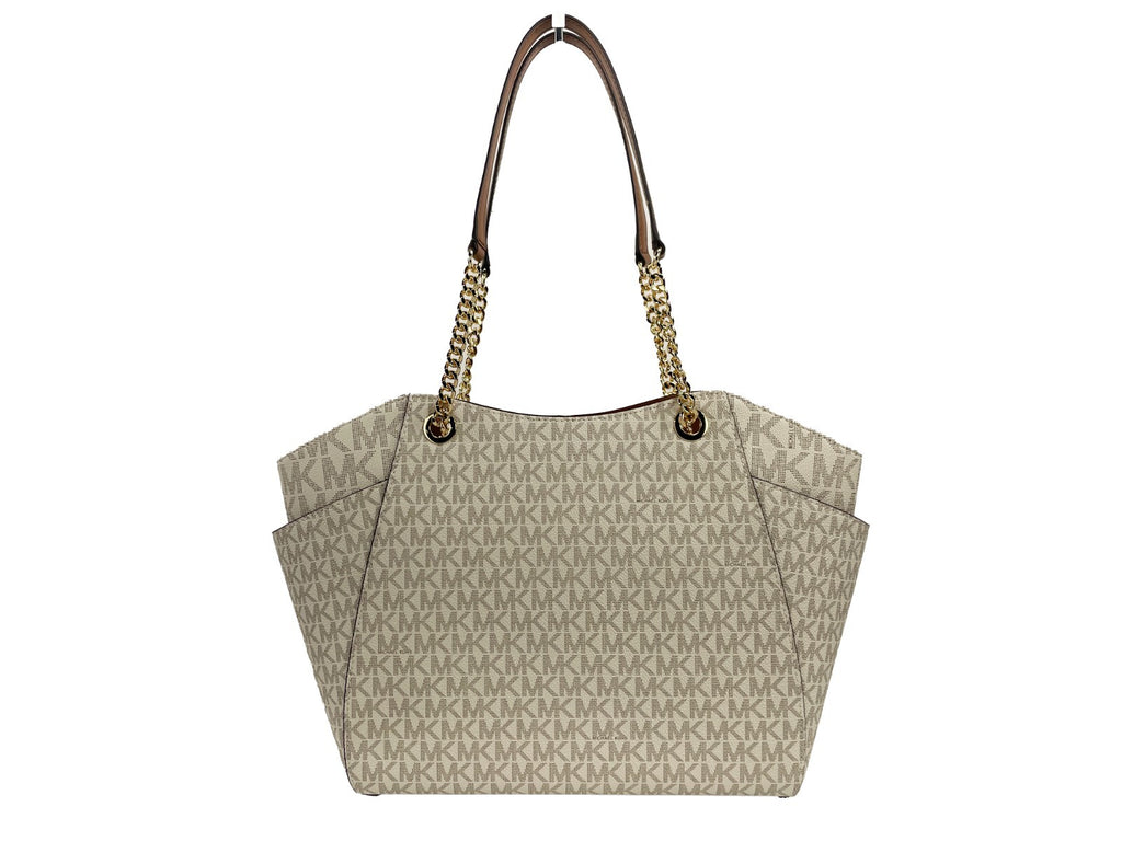 Large Jet Set Travel Logo-Print PVC and Saffiano Leather Tote