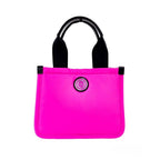Small Neon Fuchsia Nylon Convertible Tote