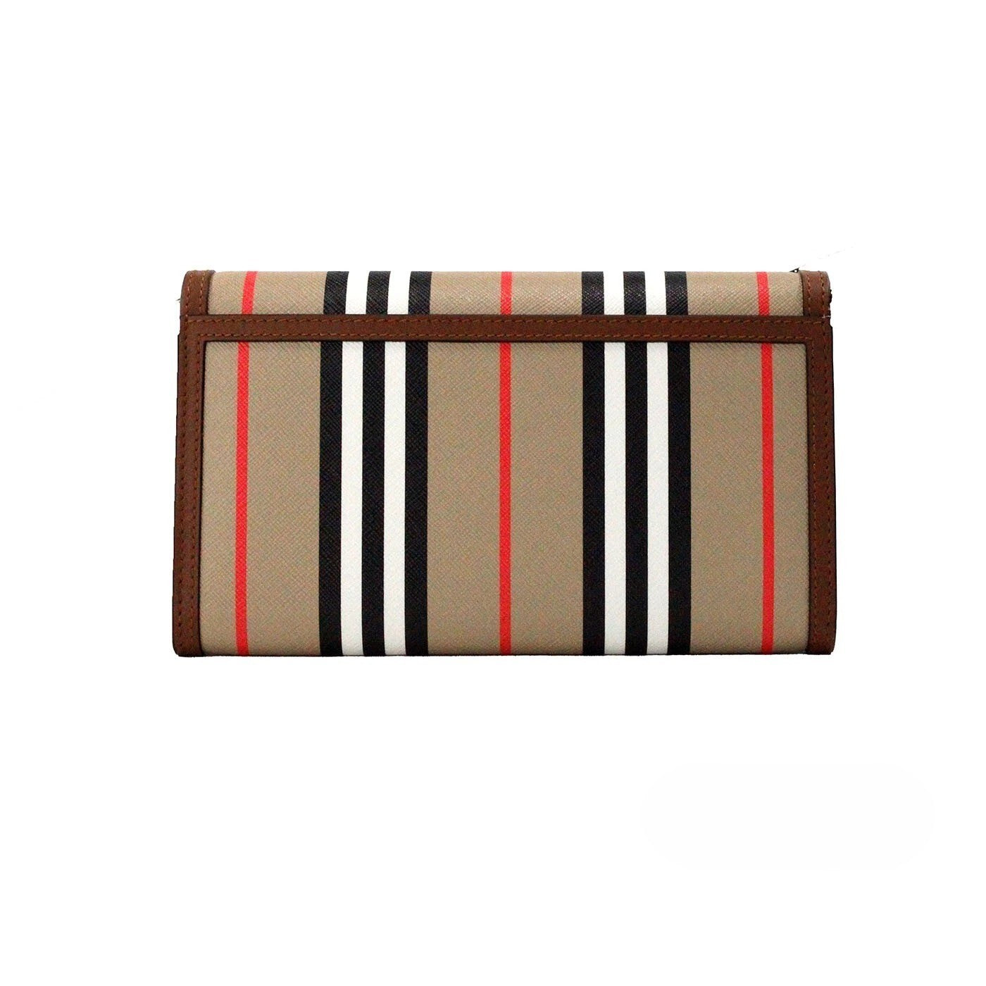 Hannah Icon Stripe Archive E-Canvas Leather Crossbody Bag