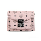 Signature Patricia Leather Mini Flap Lock Crossbody Bag