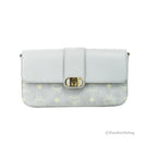 Small Mode Travia Pebbled Leather Shoulder Crossbody Clutch