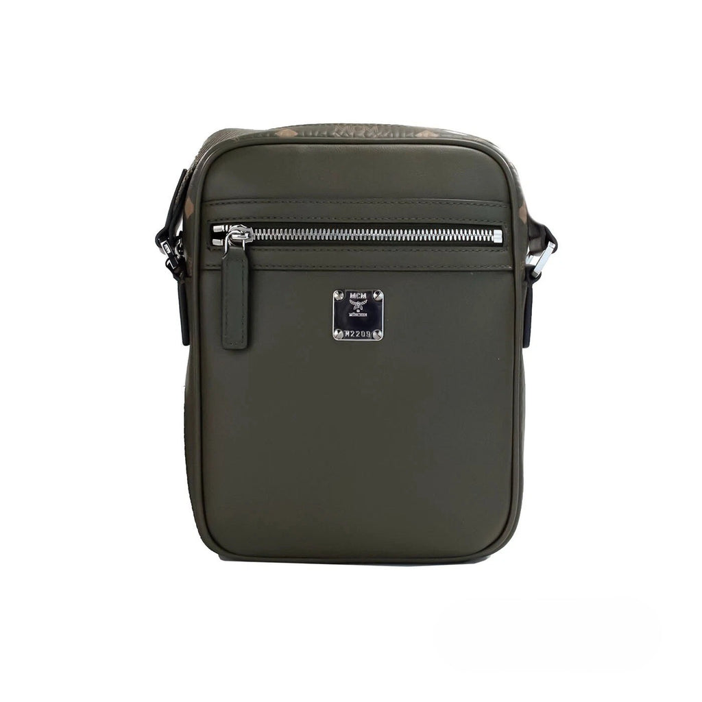 Visetos Mixed Leather Camera Crossbody Bag