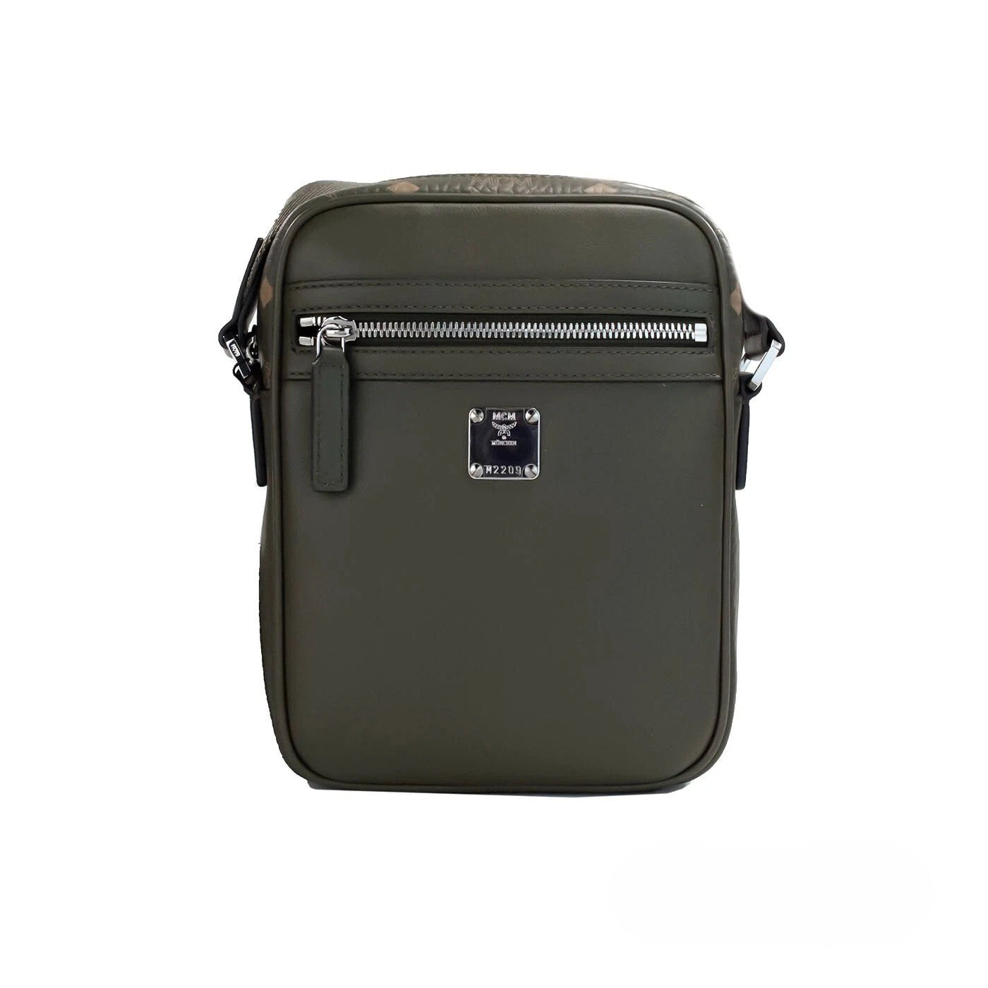 Visetos Mixed Leather Camera Crossbody Bag