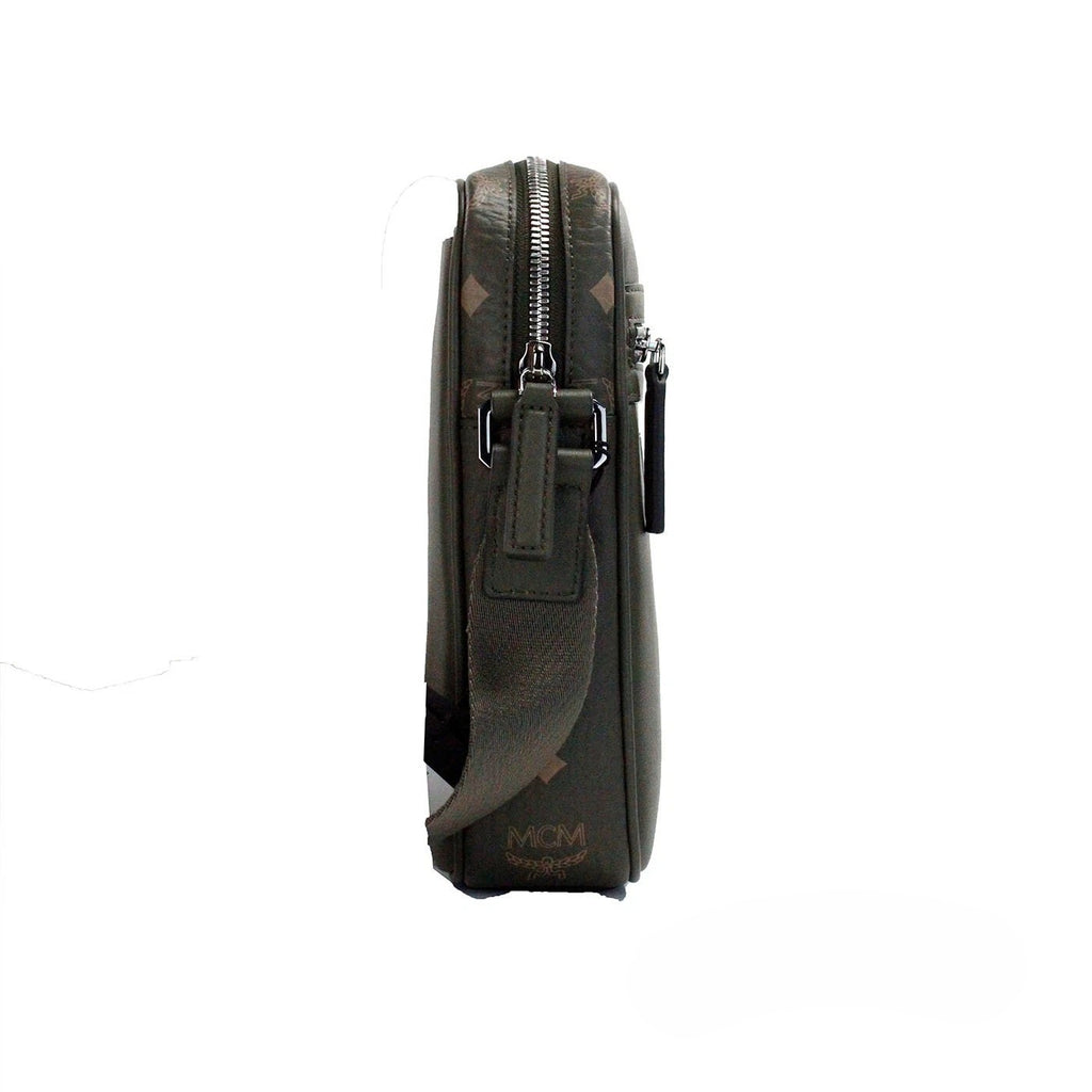 Visetos Mixed Leather Camera Crossbody Bag