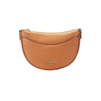 Small Luggage Pebbled Leather Half Moon Crossbody Bag