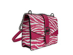 Small Greenwich Flap Shoulder Crossbody Bag in Dragon Fruit PVC And Leather
