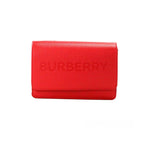 Hampshire Small Red Embossed Logo Smooth Leather Crossbody Bag