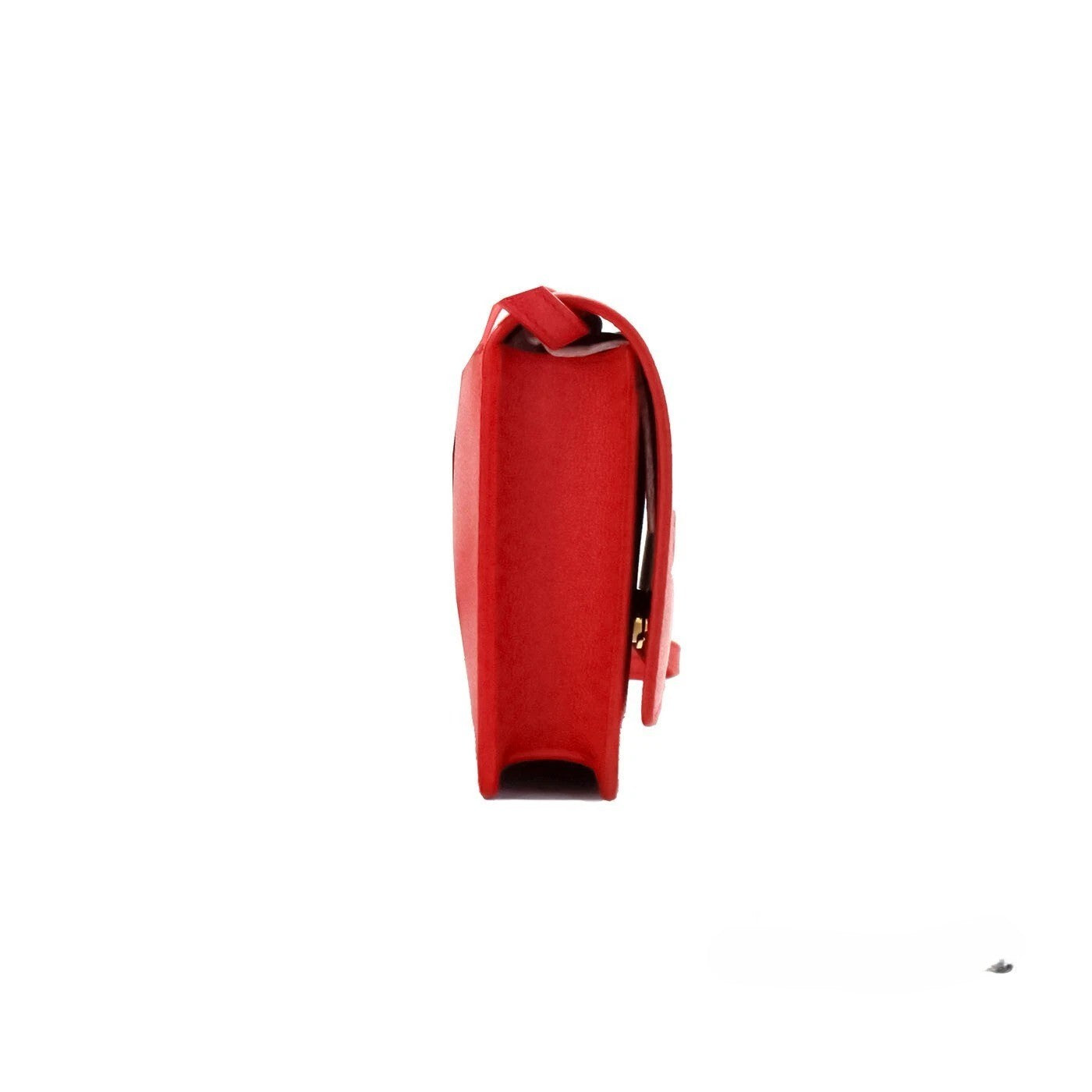 Hampshire Small Red Embossed Logo Smooth Leather Crossbody Bag