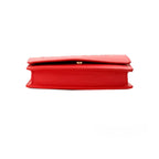Hampshire Small Red Embossed Logo Smooth Leather Crossbody Bag
