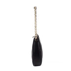 Carey Small Black Quilted Leather Crossbody Bag