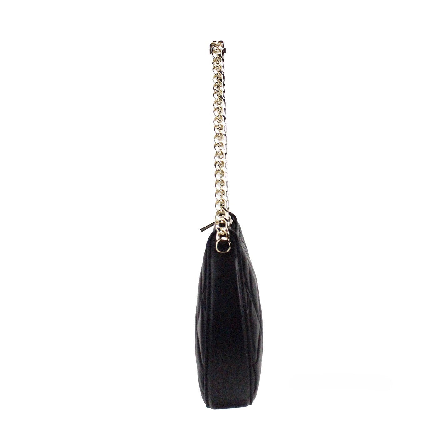 Carey Small Black Quilted Leather Crossbody Bag