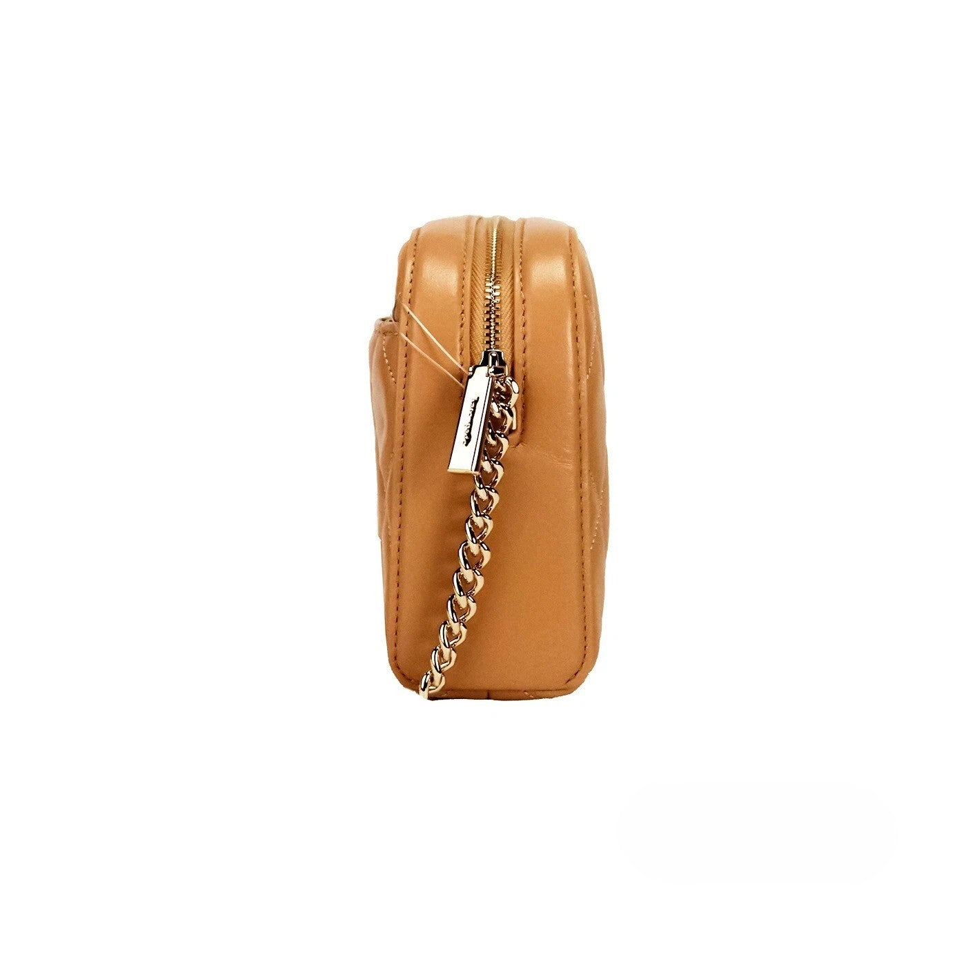 Mini Tiramisu Quilted Smooth Leather Camera Crossbody Bag