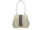 Medium Leather And Pvc Bucket Shoulder Bag