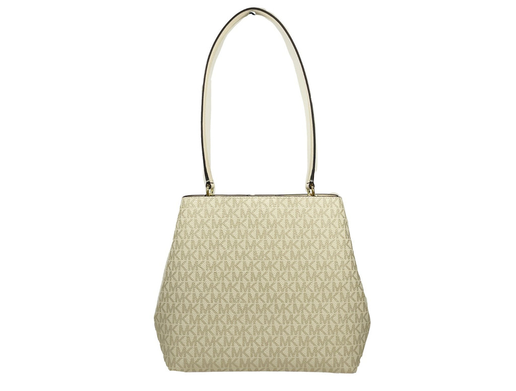 Medium Leather And Pvc Bucket Shoulder Bag