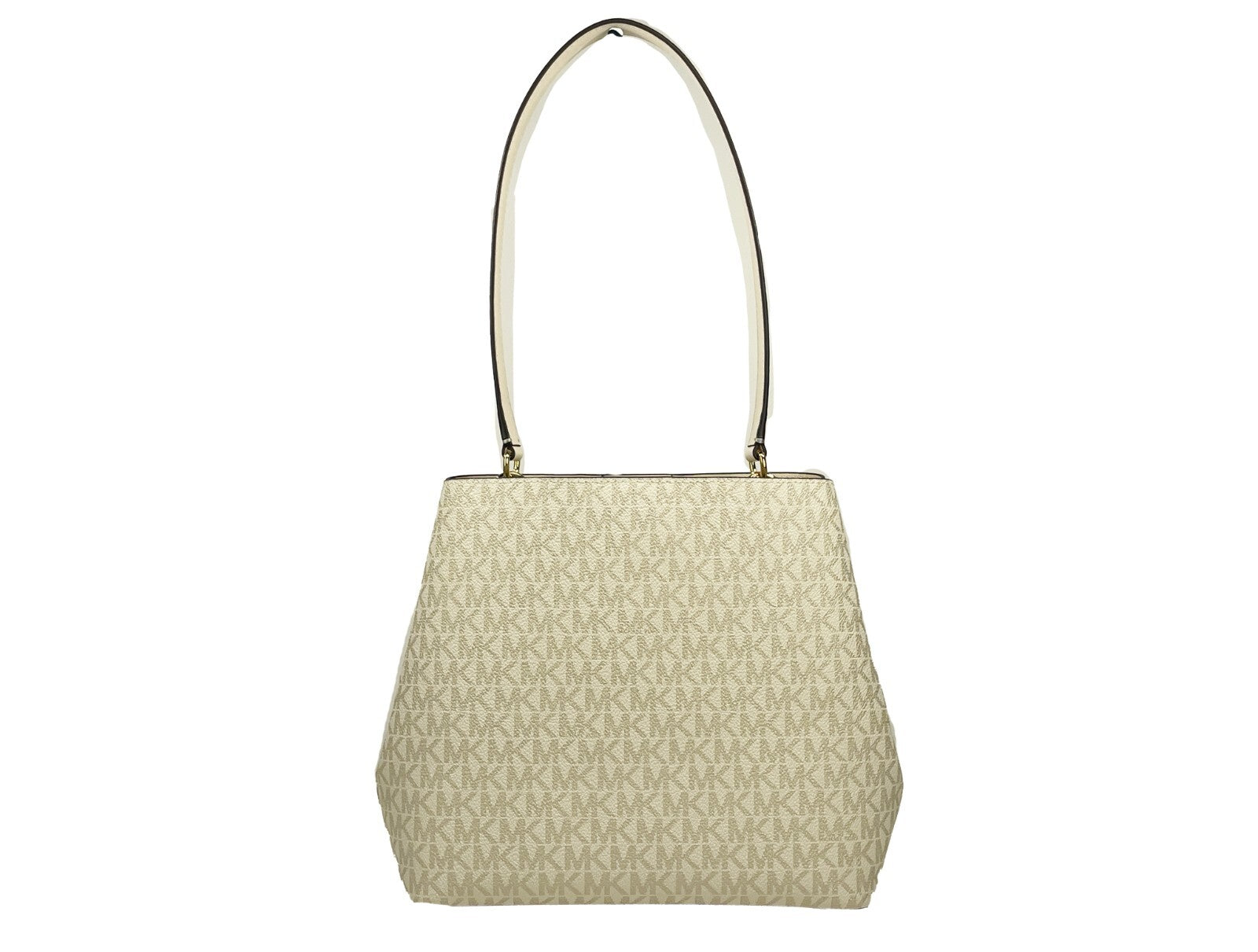 Medium Leather And Pvc Bucket Shoulder Bag