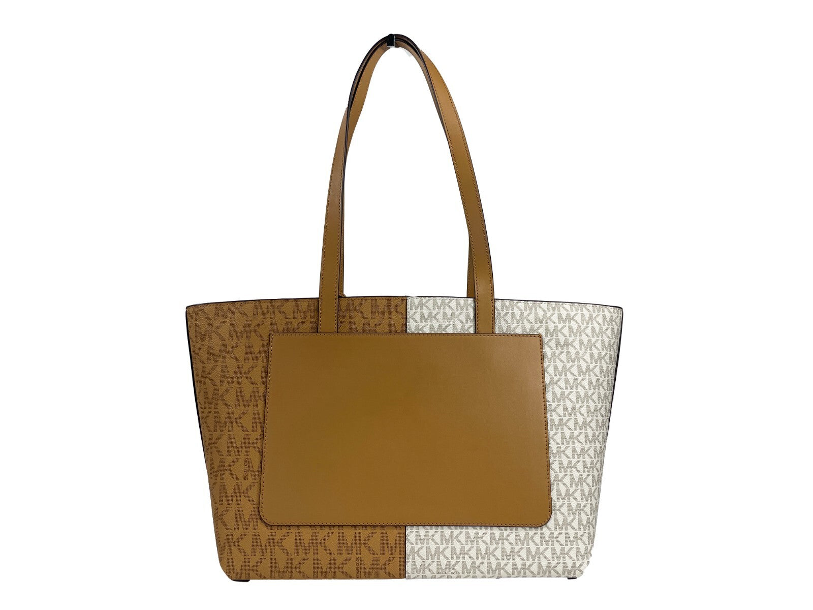 Medium Zip Top Tote Carryall Bag in PVC and Leather
