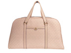 Extra Large Powder Blush PVC Top Zip Weekender Luggage Bag
