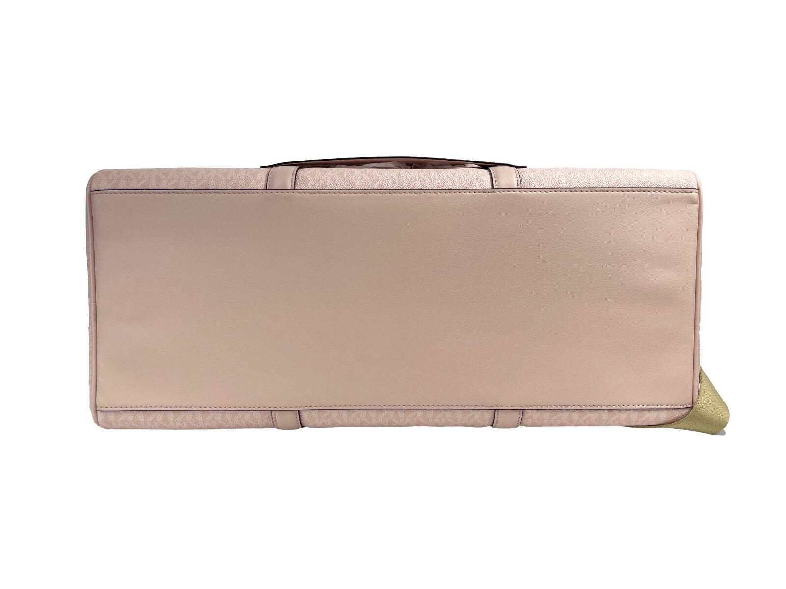 Extra Large Powder Blush PVC Top Zip Weekender Luggage Bag