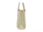 Small Powder Blush Canvas Shopper Crossbody Handbag