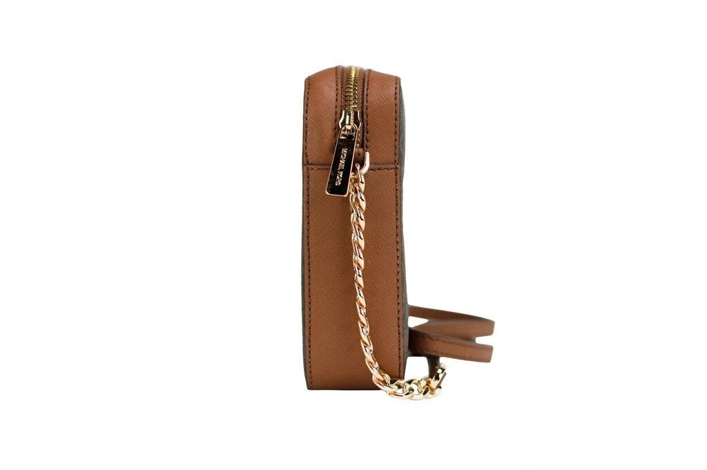 Saffiano Leather Jet Set East West Crossbody
