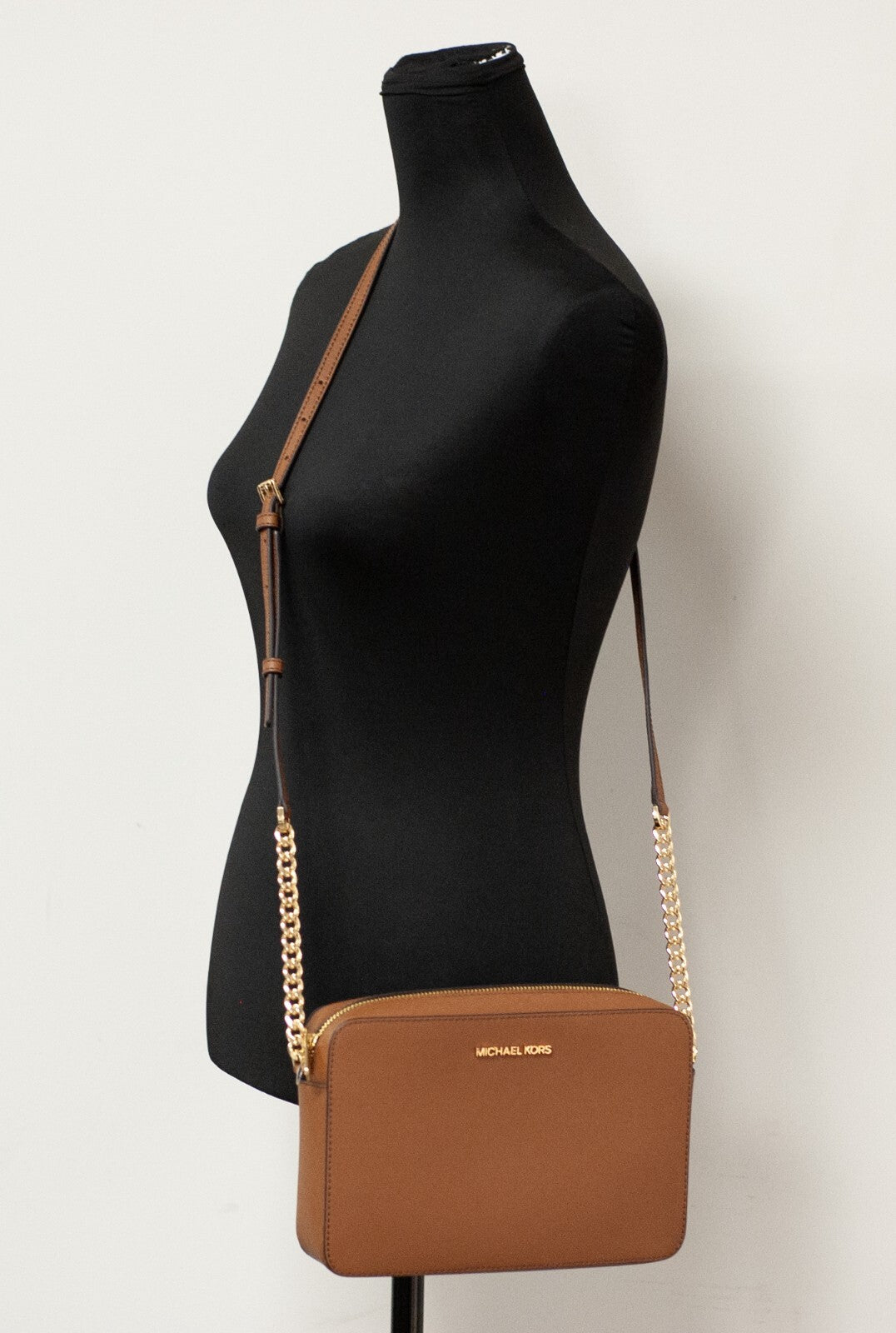 Jet Set Saffiano Leather Crossbody Bag