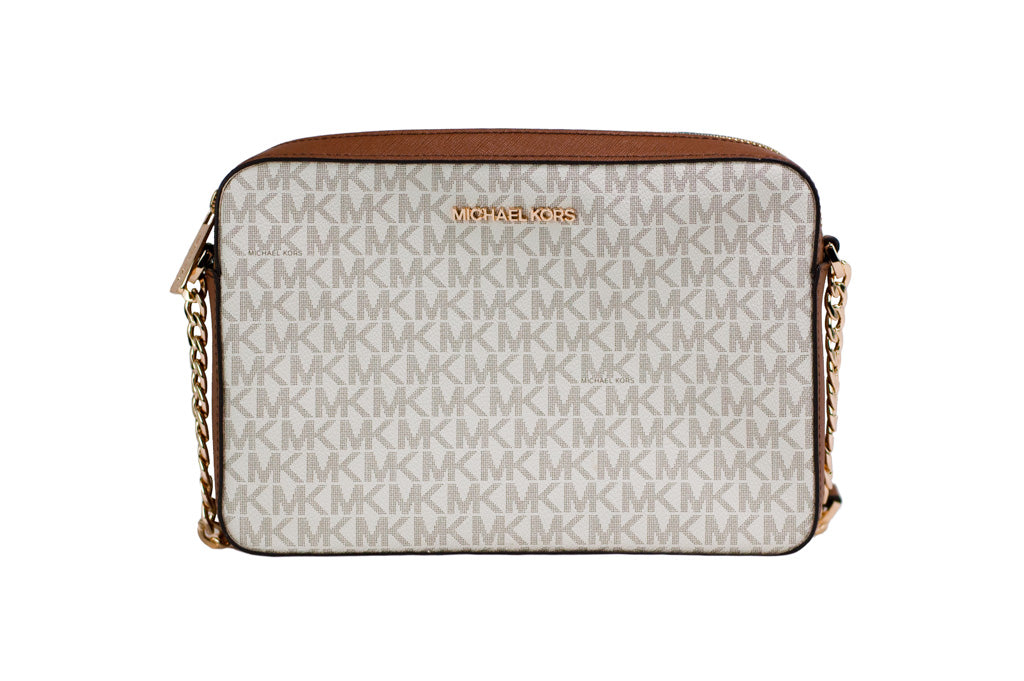 Large Signature-Print Jet Set Crossbody