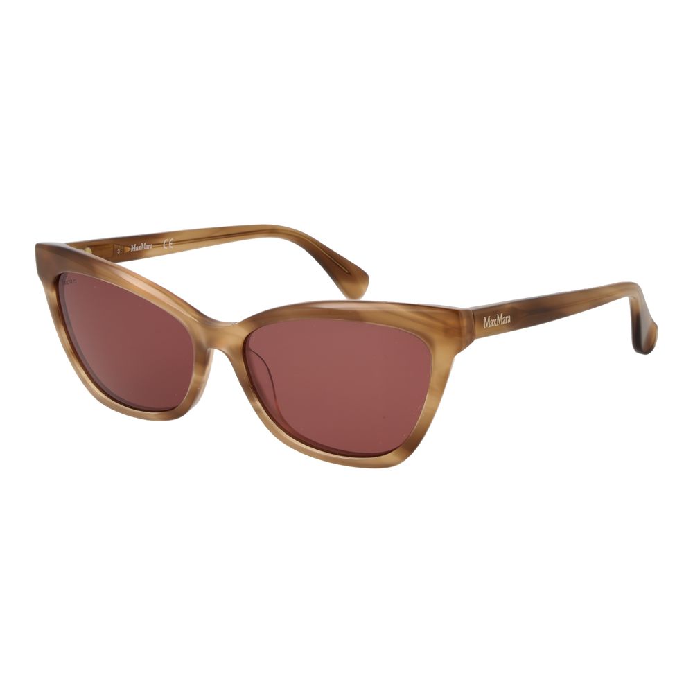 Brown Acetate Cat Eye Sunglasses